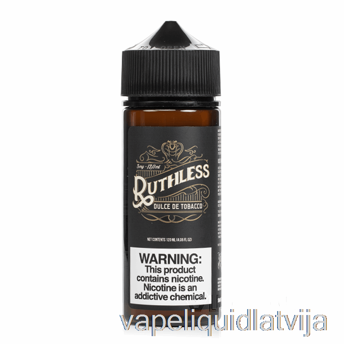 Dulce De Tobacco - Nežēlīgi Tvaiki - 120ml 0mg Vape šķidrums